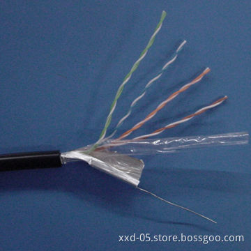 Cat5e FTP Patch Cord, 24AWG with PVC, LSZH, LDPE and Rip Wire Jacket, Lightweight